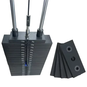 235 LBS Commercial Gym Weight Plate Weight Stack with Accessories Cast Iron Steel CE Certified