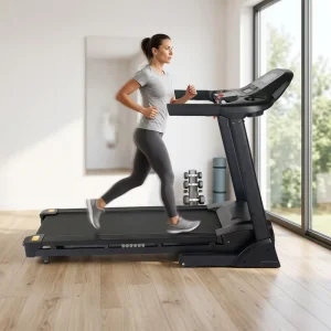 24-Program Commercial Treadmill for Home Use, Cardio Workouts, and Personalized Training