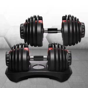 24 kg Adjustable Dumbbell Set for Home Strength Training