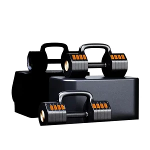 25 lb Adjustable Cast Iron Dumbbell with Fast Weight Switching