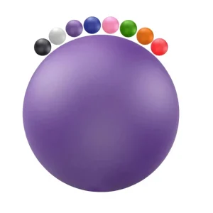25cm PVC Pilates Ball Small Anti-Burst Mini Yoga Ball for Barre and Core Stability Lightweight