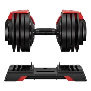 25kg Adjustable Men’s Dumbbells with Multi-Gear Automatic Quick Adjustment for Home Gym Training