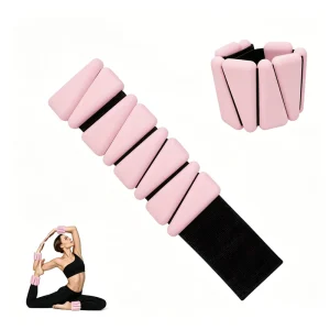 2LB 4LB Adjustable Silicone Wrist and Ankle Weights for Women