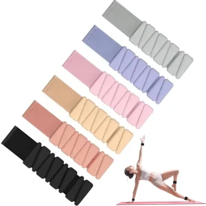 2LB 4LB Pair Adjustable Silicone Ankle Wrist Weights Custom Weighted Bracelet Magnetic Closure Eco-Friendly Yoga Dance Pilates