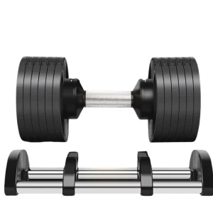 2kg Increment Quick Adjust Dumbbell with ABS Base, Smooth Handle, Durable Cast Iron, 10 Color Options