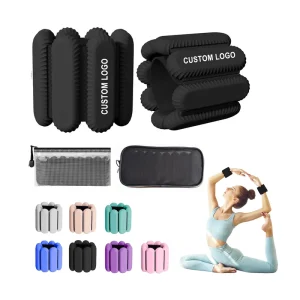 2lb Adjustable Wrist and Ankle Weights for Yoga and Pilates
