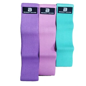 3 Exercise Stretch Hip Circle Printed Fabric Booty Band Gym Fitness Glute Resistance Bands