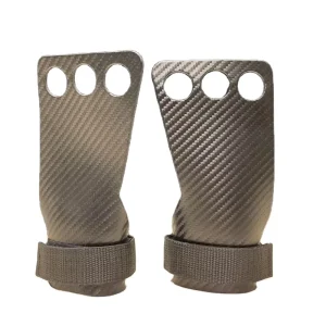 3-Hole Carbon Fiber Hand Grips for Pull-Up, CrossFit, and Gymnastics