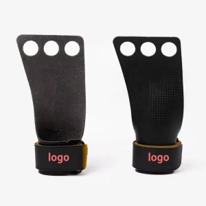 3-Hole Gymnastic Hand Grips for Kettlebell Dumbbell Barbell Weight Lifting and Cross-Training