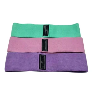 3-Level Non-Slip Elastic Hip Circle Resistance Band Set for Leg and Glute Exercises