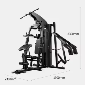 3-Person Multi-Gym Equipment Smith Machine Commercial Multifunction Station Functional Trainer