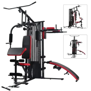 3-Station Multi-Function Home Gym Equipment with 45 kg Weight Stack