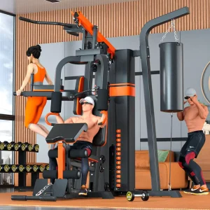 3-Station Multi-Functional Home Gym Strength Training Machine