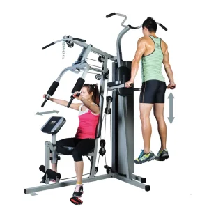 3-Station Multifunction Home Gym with Weight Stacks