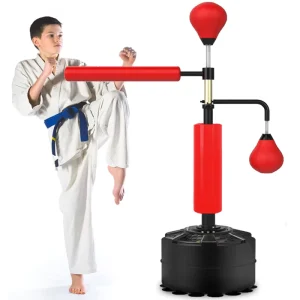 3-in-1 Adjustable Height Head and Hand Reflex Training Boxing Speed Response Target