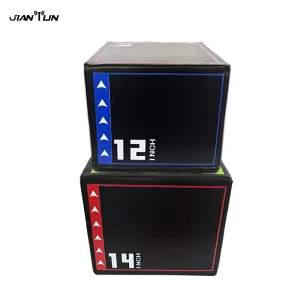 3-in-1 Adjustable Soft Foam Plyo Box High-Density Foam 51 x 61 x 76 cm