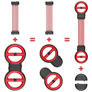 3 in 1 Burn Machine Arm Exercise 360° Rotatable Forearm Trainer Chest Expansion Adjustable 0-8 Level Resistance 10-50 Lbs