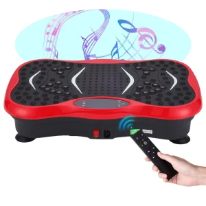3-in-1 Electric Vibration Plate Trainer with Wireless Detachable Bands for Home Use