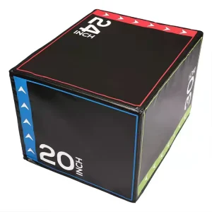 3-in-1 High-Rebound PVC Mesh Soft Leather Plyometric Jump Box for Fitness