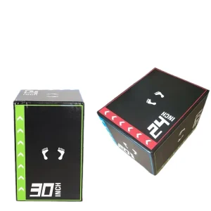 3-in-1 Multifunctional Soft PVC Plyo Jump Box for Home Fitness Training