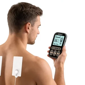 3-in-1 Muscle Recovery Equipment with Large Electrode Pads for Body Pain Relief TENS EMS Fitness Machine