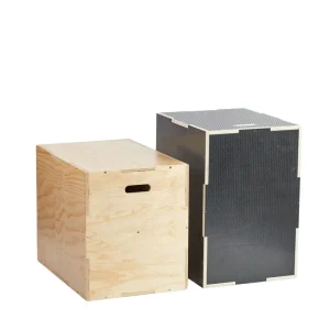 3-in-1 Non-Slip Adjustable-Height Jump Box, Fitness Step Bench and Training Platform