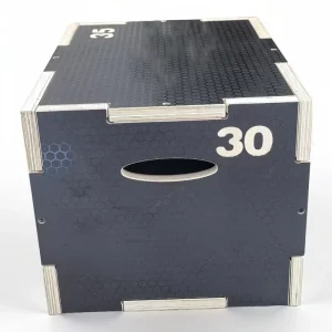 3-in-1 Non-Slip Wooden Plyo Box for Jumping Sports