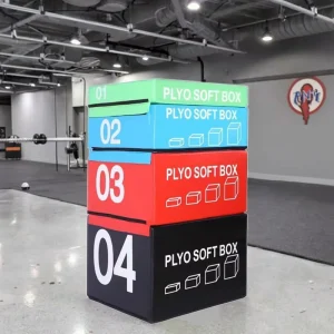 3-in-1 PVC Soft Foam Plyo Box Set for Fitness Training
