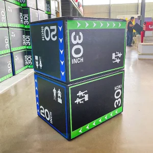 3-in-1 PVC Soft Stackable Plyometric Jump Box Set