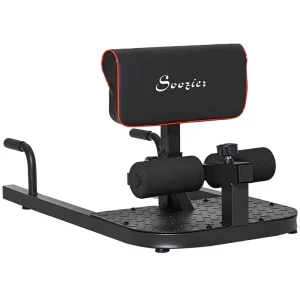 3-in-1 Padded Metal Foldable Steel-Frame Push-Up, Sit-Up and Deep Sissy Squat Machine