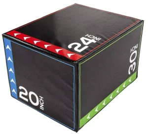 3 in 1 Soft Foam Plyometric Jump Box for Gym Training