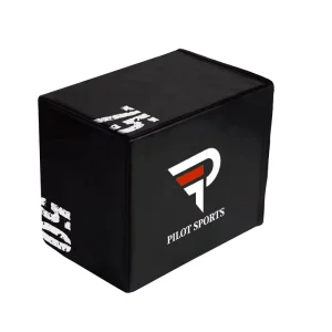 3-in-1 Soft PVC and EPE Foam Plyometric Jump Box for Strength Training
