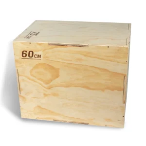 3-in-1 Wood Plyo Box for Plyometrics and Jump Training