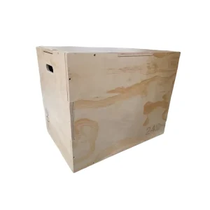 3 in 1 Wood Plyo Jump Box Squat Block Platform for Home and Outdoor Workout