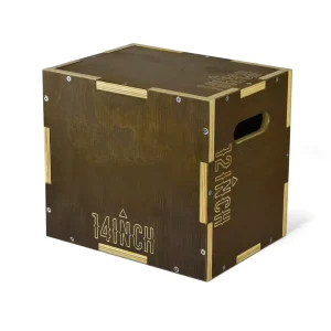 3-in-1 Wooden Plyo Box Platform for Home Gym and Outdoor Workouts