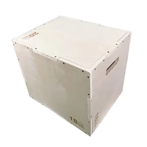 3-in-1 Wooden Plyo Box for Home Gym and Outdoor Workout