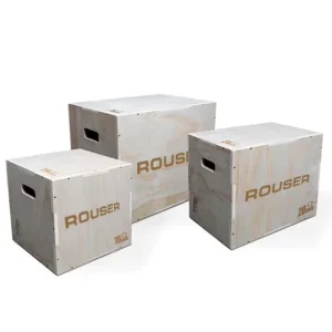 3-in-1 Wooden Plyo Jump Box for Plyometric Exercise