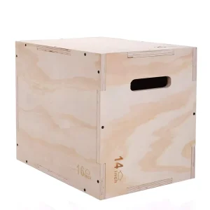 3-in-1 Wooden Plyo Jump Box for Strength Training