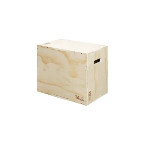 3-in-1 Wooden Plyometric Box for Jumping and Step-Ups