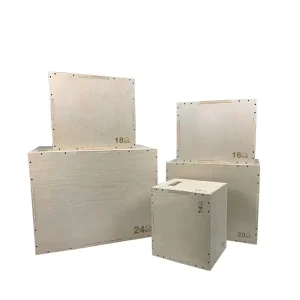 3 in 1 Wooden Plyometric Jump Box for Gym Training