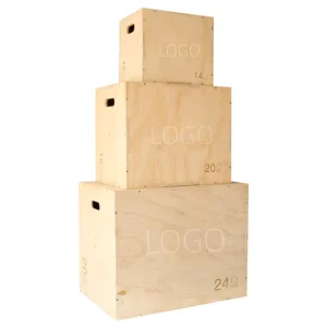 3-in-1 Wooden Plyometric Jump Box for Jump Training
