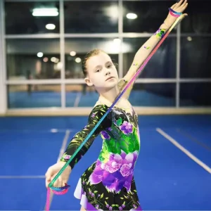 3 m Multicolor Rhythmic Gymnastics Rope