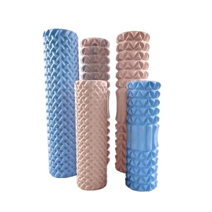 30 cm Hollow EVA Crescent-Shaped Foam Roller with Tooth-Pattern Texture