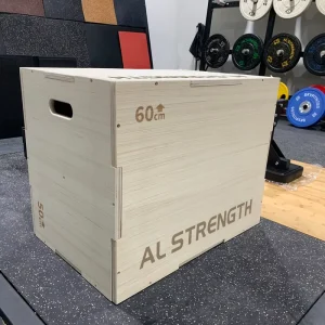 30 x 24 x 20 Inch 3 in 1 Wooden Plyometric Jump Box