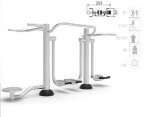 304/316 Stainless Steel Outdoor Fitness Equipment CE Certified