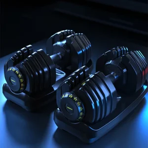 30lb 50lb 65lb 95lb Adjustable Dumbbell Gym Set with Stand