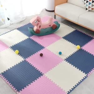 30x30cm Yoga and Dance Floor Mat 2.5cm Thick Protective Indoor Cushion for Kids, Play, and Exercise