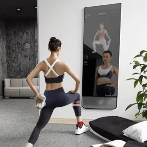 32 Inch Floor Stand Magic Mirror Gym Interactive Health Full Body Sport Exercise Workout Smart Fitness Mirror OLED Display