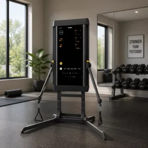 32 inch Smart Training Fitness Mirror Multifunctional Home Use Whole Body Exercise Machine Wood Box Bodybuilding Gym Fitness