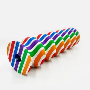32cm High Density EVA Foam Massage Roller Wave Surface for Gym Yoga Training